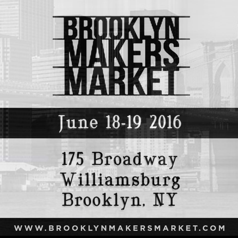 Find Schizophrenic.NYC at Brooklyn Makers Market June 18-19